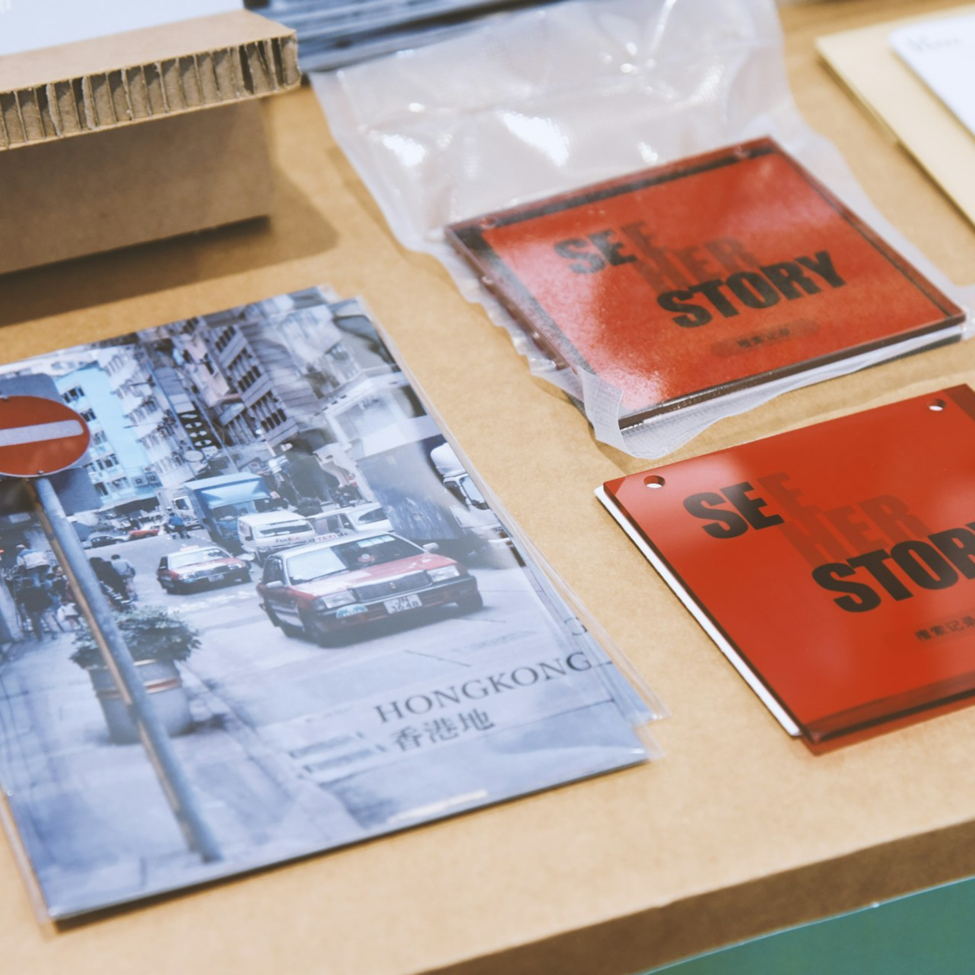 a group of books on a table